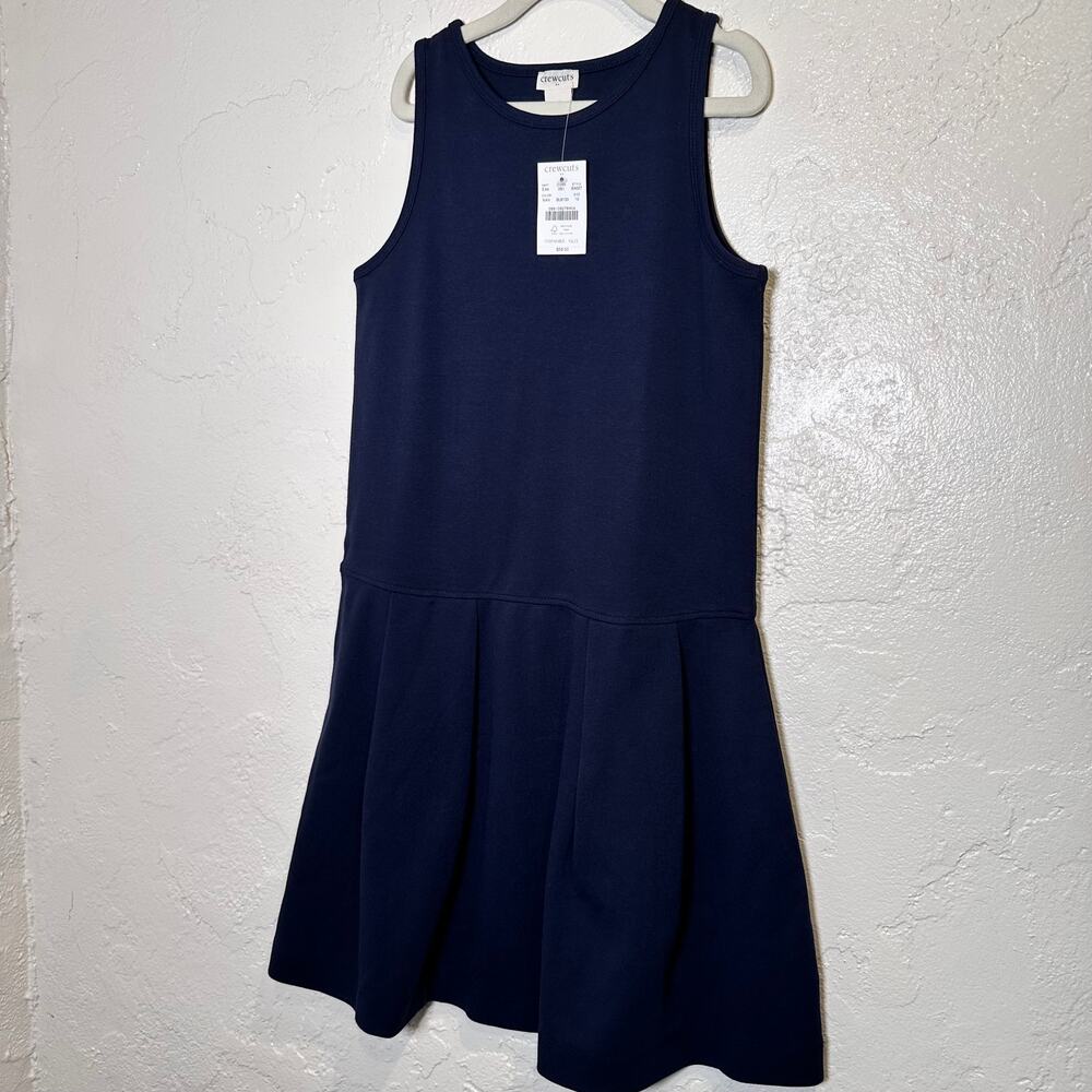 NWT $59 crewcuts J.Crew Girls Size 10 School Uniform Dress Navy Sleeveless